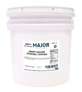 (Price/Case)Major Bakery Solutions 384614 Sweet Golden Streusel