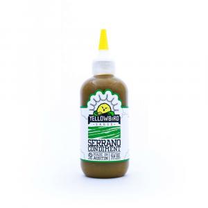 Yellowbird Foods Serrano Condiment 9.8oz (PACK OF 6)