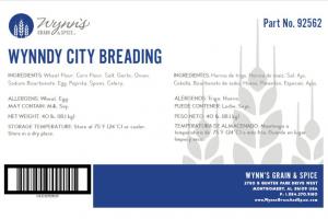 Wynn's Grain & Spice Windy City Breading, 1 x 40 lb Case