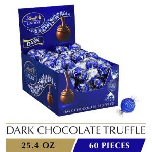 Lindt Lindor Dark Chocolate Truffles, Dark Chocolate (50.8 Oz, 120 Counts)
