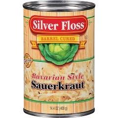 Silver Floss Bavarian Style Sauerkraut, 14.5 Ounce -- 24 Per Case.