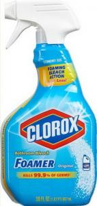 The Clorox 30614 30 oz Bleach Foaming Bathroom Cleaner