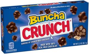 Buncha Crunch Milk Chocolate Candy, Bulk Ferrero Candy, 3.2 Ounce (Pack Of 12)