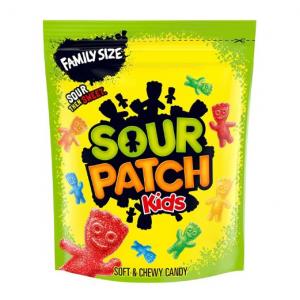 Sour Patch Kids Soft & Chewy Candy, Family Size, 1 Lb 14.4 Oz, 4 Pack
