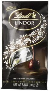 Lindt Lindor 60% Extra Dark Chocolate Truffles, 5.1 Ounce (Pack Of 6)