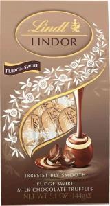 Lindt Lindor Fudge Swirl Truffles In Bag, 5.1 Ounce (Pack Of 6)
