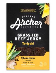 County Archer Jerky Co. Teriyaki Beef Jerky 12-2.5 Ounce