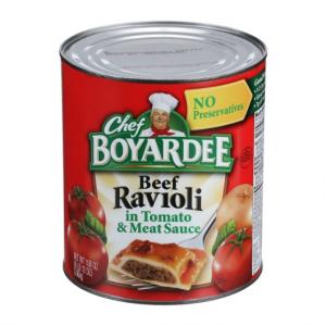 Chef Boyardee Ravioli With Tomato And Meat Sauce 108oz (Pack of 6)