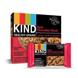 KIND HEALTHY SNACKS DARK CHOCOLATE CHUNK GRANOLA BAR 1.2 OZ X 12 (Case of 6)