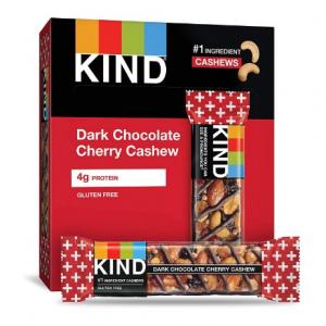 KIND HEALTHY SNACKS DARK CHOCOLATE CHERRY CASHEW BAR 1.4 OZ X 12 (Case of 6)