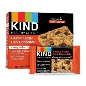 KIND HEALTHY SNACKS PEANUT BUTTER DARK CHOCOLATE HEALTHY GRAINS BAR 1.2 OZ X 12 (Case of 6)