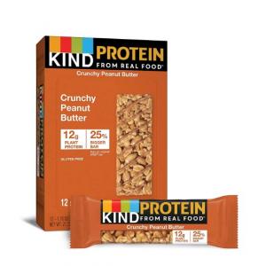 KIND SNACKS CRUNCHY PEANUT BUTTER PROTEIN BAR 176 OZ X 12 (Case of 6)