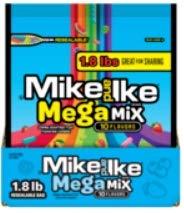 MIKE & IKE MEGA MIX STAND UP BAG 28.8 OUNCE (Pack of 6)