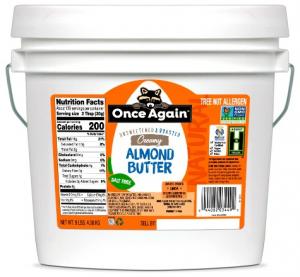 ONCE AGAIN NUT BUTTER NATURAL ALMOND BUTTER SMOOTH 9lbs (Pack of 1)