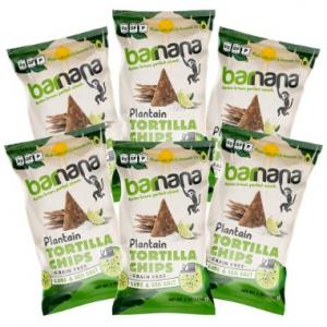 Barnana Lime Plantain Chips 56g (Pack Of 6)