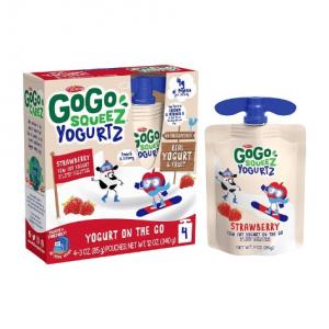 Materne Gogo Squeez Strawberry Yogurt 30 Oz (Pack of 6)