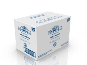 Ghirardelli Sweet Ground Chocolate Chocolate Sauce 85.9 Oz (Pack of 6)