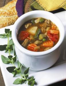 Taste Traditions Vegetable Beef Soup, Frozen Soup (8 Lb. Bags, 2 Bags Per Case)