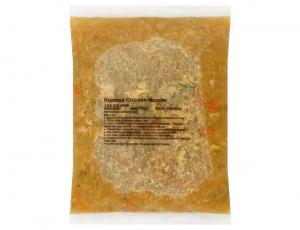 Chef Francisco Roasted Chicken Noodle Soup, Frozen Pack (4 Lb. Bag, 4 Per Case)