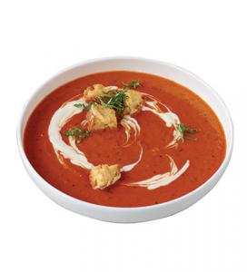 Stockpot Frozen RTS Roasted Red Bell Pepper and Smoked Gouda Bis