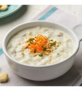 Campbells Frozen Condensed New England Clam Chowder - 4 lb. tray, 3 per case