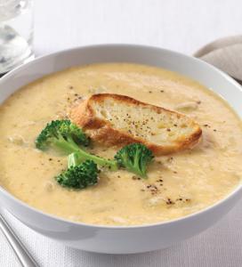 Reserve Creamy Broccoli & Cheddar Soup, Frozen Soup Packs (4 Lb. Packs, 4/Case)