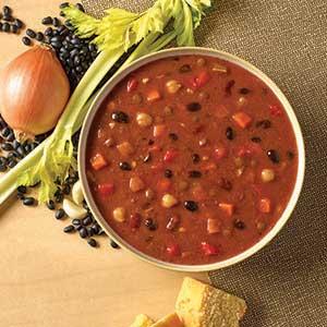 Blount Fine Foods Organic Vegetarian Chili Soup, Frozen Pack (4 lb./pk, 4 Packs)