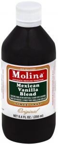 Molina Mexican Original Vanilla Blend Extract, 8.3 Ounce - 12 per case
