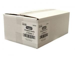 Tulkoff Chopped Natural Garlic - 32 oz. tub, 6 per case