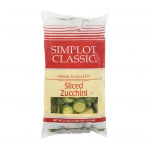 Simplot Classic Crinkle Cut Sliced Zucchini (32 Oz, 12 Per Case)