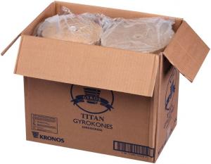 Kronos Uncooked Frozen Gyrokone Titan Beef & Lamb Cone (20 lbs, 2 Per Case)