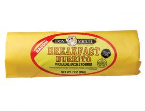 Don Miguel Bacon Egg and Cheese Burrito, 7 Ounce12 per case.