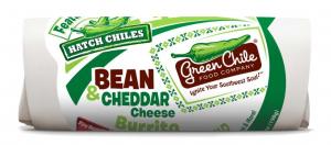 Green Chile Food Bean & Cheddar Burrito W/Salsa Red Bell Pepper Burrito, 12 Pack