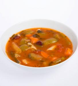 Campbells Frozen Condensed Minestrone Soup - 4 lb. tray, 3 per case