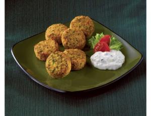 Grecian Delight Falafel Patty, 4 Pound - 4 per case.