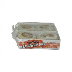 Thomas' ORIGINAL SANDWICH SIZE ENGLISH MUFFIN, 6 x 8 ct Case