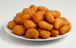 Commodity Potatoes Frozen Battered Corn Nugget 2lbs (PACK OF 6)