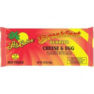 Los Cabos Egg & Cheese Breakfast Burrito 3.75oz (PACK OF 120)