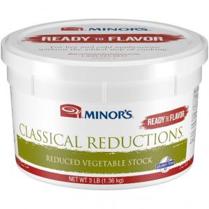 Minor's Classical Reduction Reduced Vegetable Stock 3lbs (PACK OF 4)