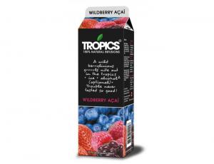 Tropics Wildberry Acai Drink Mix, 32 Fluid Ounce - 12 per case.