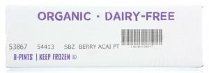 Sambazon Organic Acai Sorbet, 16 Fluid Ounce - 8 per case