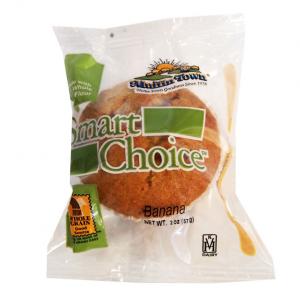 Smart Choice Banana Muffin, 2 Ounce - 72 per case.