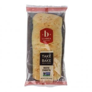 Labrea Bakery Take and Bake Bread Rustic Ciabatta Loaf, 12 Ounce - 16 per case.