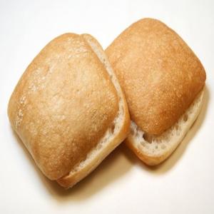Rotellas Ready-To-Eat Sliced Ciabatta Line Bun (2.80 OZ, 6 Count/Pk, 8 Pks/Case)