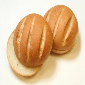 Rotellas White Gourmet Split Top Hamburger Bun, 4 Inch (3.32 OZ, 48 Per Case)