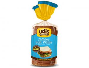 Udis Delicious White Bread, 12 Ounce - 8 per case.