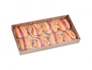 Chef Pierre Raspberry Butterfly Danish, 4.75 Ounce - 48 per case.
