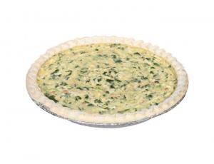 Sara Lee Chef Pierre Unbaked Spinach Quiche, 10 inch -- 6 per ca
