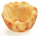 Athens Foods Mini Traditional Fillo Shell - 90 per case.