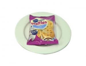 Pillsbury Blueberry Bash Mini Waffles, 2.47 Ounce - 72 per case.